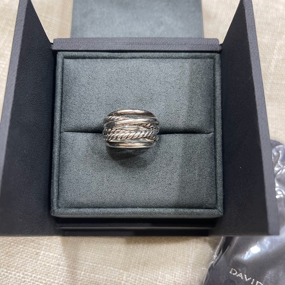 David Yurman crossover ring size 5.5